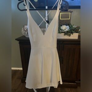 Lulus white dress size small